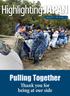 April 2011 Vol. 4 No. 12. Pulling Together. Thank you for being at our side