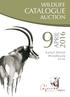 We as owners of Africa Game Bomas would like to welcome you to our 6th consecutive game auction.