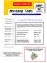 Mustang Tales. Mustang Tales Publication Schedule. September / October, Newsletter of the Reno Mustang Car Club