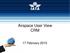 Airspace User View CRM. 17 February 2015