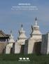 MONGOLIA Archaeological Treasures of Mongolia