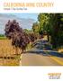 CALIFORNIA WINE COUNTRY Sample 7-Day Cycling Tour