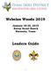 Webelos Woods January 18-20, 2019 Bovay Scout Ranch Navasota, Texas. Leaders Guide
