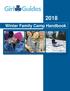 Winter Family Camp Handbook
