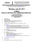 Monday, July 25, :00pm PARKS & RECREATION COMMISSION MEETING