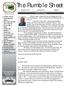 The Rumble Sheet. August 2011 Volume 45 Issue 8. Don Reed BOARD NEWS: President s Message. Inside this Issue