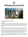 Fabulous Victoria Falls Three Nights exploring Victoria Falls. Post-cruise itinerary