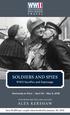 SOLDIERS AND SPIES WWII