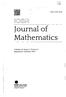 Journal of Mathematics