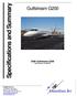 Specifications and Summary. Gulfstream G Gulfstream G200 Serial Number 133, N200VR