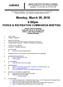 Monday, March 28, :00pm PARKS & RECREATION COMMISSION MEETING