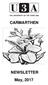 CARMARTHEN NEWSLETTER May, 2017