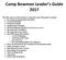 Camp Bowman Leader s Guide 2017