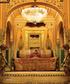 HAUTE SPOTS. King s throne in the durbar mahal suite