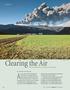Clearing the Air. Coverstory. Reconsidering how to respond to ash clouds.