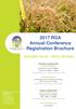 2017 RGA Annual Conference Registration Brochure