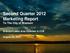 Second Quarter 2012 Marketing Report To The City of Branson