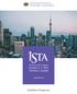 International Society for Technology in Arthroplasty. 32nd Annual Congress October 2 5, Toronto, Canada. istaonline.org. Exhibitor Prospectus