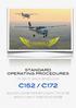 STANDARD OPERATING PROCEDURES FLIGHT AND GROUND C152 / C172 GUIDELINES FOR STUDENT PILOTS AND FLIGHT INSTRUCTORS