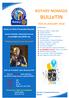 BULLeTIN ROTARY NOMADS FOR 24 JANUARY Rotary E-Club of Australia Nomads.