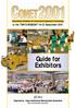 Guide for Exhibitors. at the TOKYO BIGSIGHT September International Exhibition for Construction Equipment & Technology