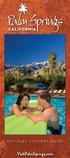 OFFICIAL VISITORS GUIDE. VisitPalmSprings.com