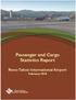 Passenger and Cargo Statistics Report