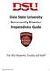 Dixie State University Community Disaster Preparedness Guide