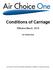 Conditions of Carriage