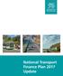 National Transport Finance Plan 2017 Update