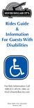 Rides Guide & Information For Guests With Disabilities