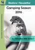 Biosfera 1 Newsletter. Camping Season Association for Environmental Defense. 2nd Trimester 2016 Series 1