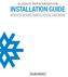 CLASSIC REFRIGERATION INSTALLATION GUIDE SPECIFICATIONS, INSTALLATION, AND MORE