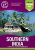 SOUTHERN INDIA ITINERARY SOUTHERN INDIA 13 DAY SOLO TOUR: SEPTEMBER