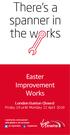 Easter Improvement Works. London Euston Closed Friday 19 until Monday 22 April virgintrains.com/spanner nationalrail.co.
