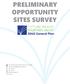 PRELIMINARY OPPORTUNITY SITES SURVEY