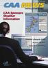 CAA Sponsors Weather Information