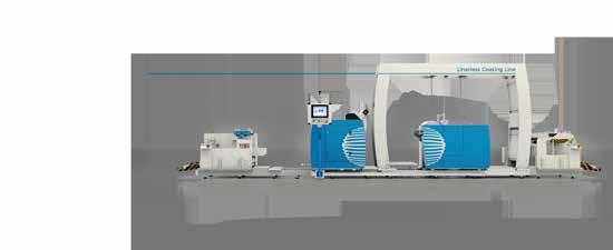 HYBRID technology Rotating Hotmelt Coating Station for quick change of the web passage for the production of  CONTROL AND