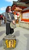 Visits to iconic Kyoto sites, including the Kiyomizdera Temple (with a stage built over the