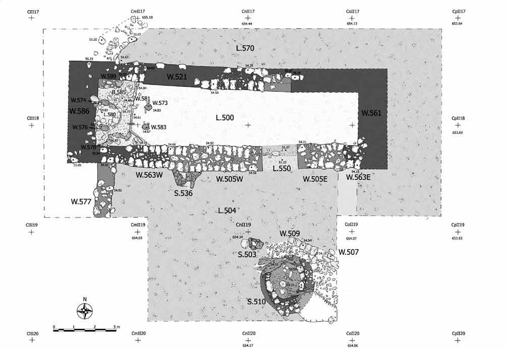 ADAJ 53 (2009) 17. Plan of Temple F2 (Phase 3, Early Bronze III). 18.