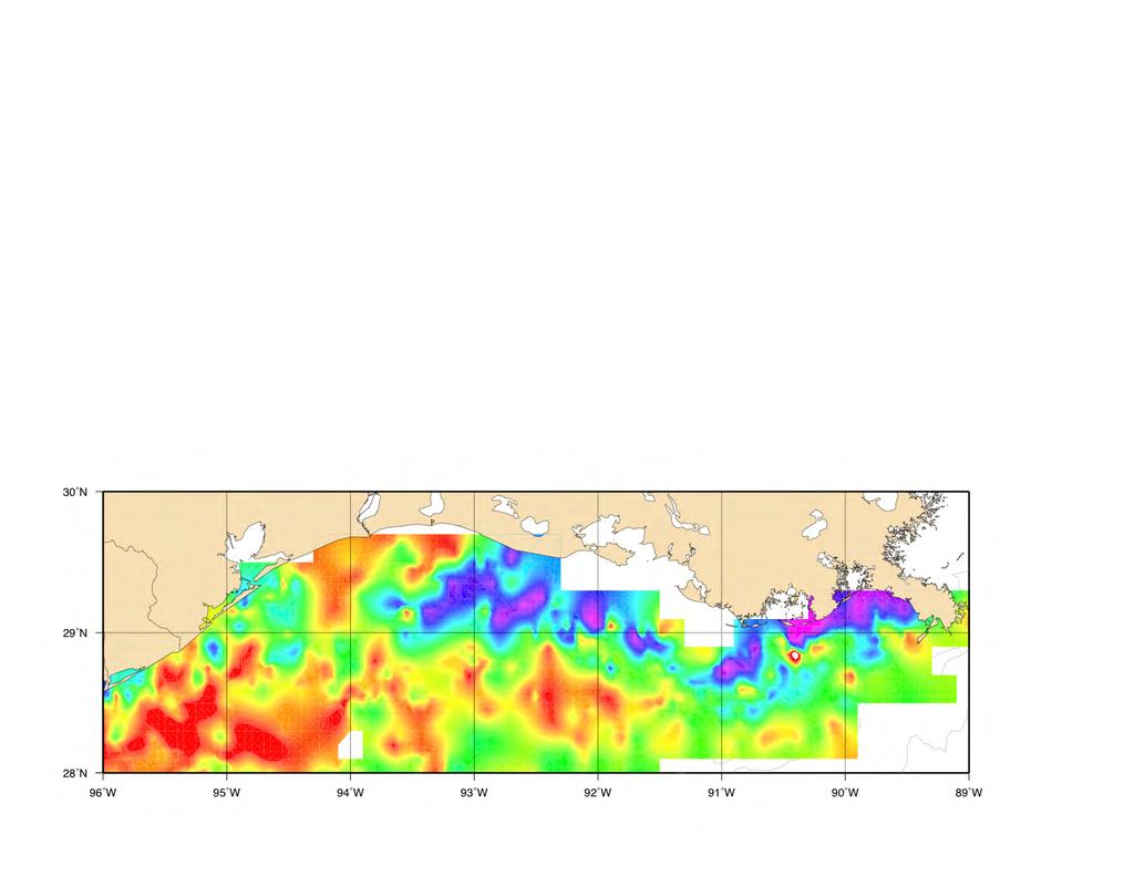 30 N NOAA/TAMU Mechanisms Controlling Hypoxia Integrated Causal Modeling Survey Basemap 29 N 28 N 96 W 95 W 94 W 93 W 92 W 91 W 90 W 89 W Dissolved Oxygen Concentrations: NOAA-NMFS SEAMAP climatology