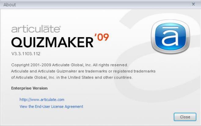 6.1. Articulate Quizmaker Articulate Quizmaker(сл1) е комерцијален и не толку евтин производ на компанијата Articulate Global.