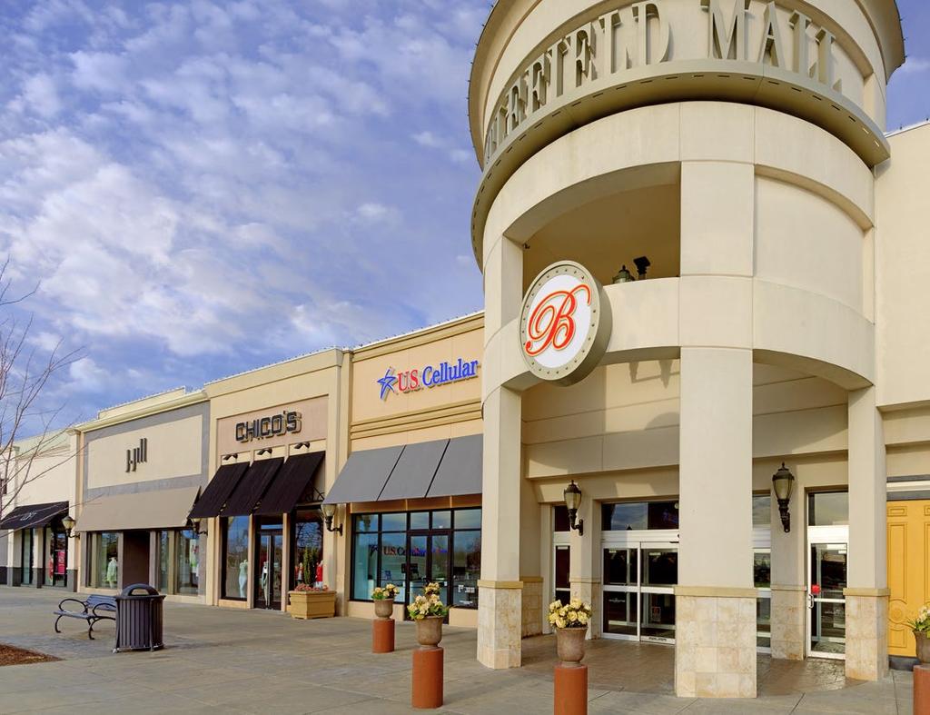 STYLISH OFFERINGS Battlefield Mall is the only super-regional mall in Springfield,