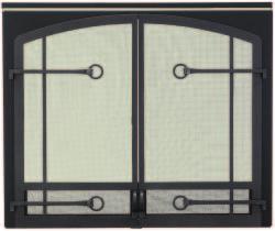 DF-6000 Craftsman Door In black, bronze or pewter.