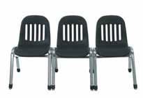 protect chairs when stacked Polypropylene back and seat bottom for a finished look Opti-Bond powder coat finish Hand-hold for easy carrying 60-080 60-081 60-082 60-083 60-084 Colors Available
