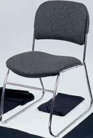 33 60-014 MMG4 60-034 Elite Fabric Sled Base Stack Chair 16-gauge tubular steel frame construction Waterfall seat for added comfort 1 3 4" foam padding on waterfall seat 1 1 2" foam padding on