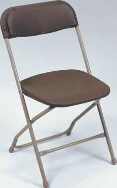 Folding Chairs Folding Stack Chairs Tube-in-a-tube Triple Cross Braces Longer lasting, commercial rated fabrics and vinyl 60-673 FanFare Folding Stack Chair 60-883 Deluxe Supported Padded Seat and