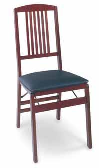 75" Resin Seat height 17" Overall height 30" Overall width 18.25" Overall depth 19" Folded chair height 38.25" Folded chair depth 3.25" Overall carton weight 8.75 lbs. 38 lbs.
