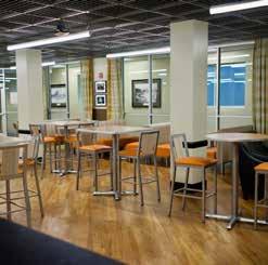 Adjacent to the Stinger Pub are the Dining Commons two conference rooms, both equipped with audio/ visual and