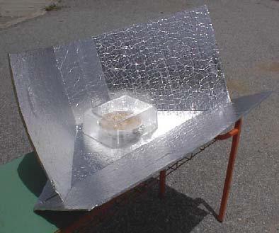 activity for school science fairs on solar energy etc. (see photo aside).